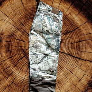 Wrangler Pro Gear Realtree Camouflage Men Jeans Green and Brown sz 34"X 30"
